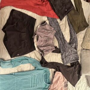 LULU LEMON Assorted Activewear Bundle. I HAVE MORE IF INTERESTED!!! Sizes 4 - 6!
